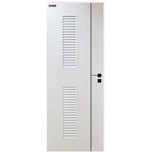 ประตู UPVC 70x200 RHINO RHD-003 สีขาว(เจาะ) เฉพาะบาน