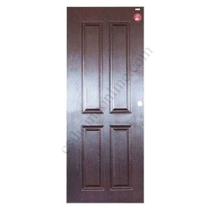 ประตู UPVC 80x200 LPNR005 สีบราวน์เวงเก้ (เจาะ)