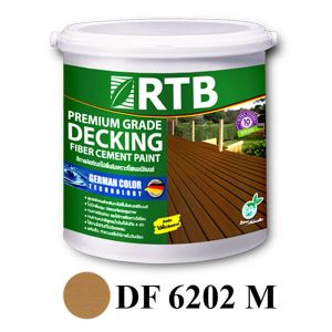 สีทาไม้พื้น สีไม้สัก ชนิดด้าน DF 6202 M RTB