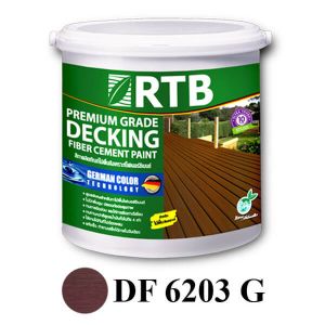 สีทาไม้พื้น สีไม้โอ๊ค ชนิดเงา DF 6203 G RTB