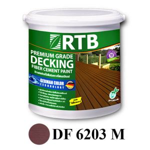 สีทาไม้พื้น สีไม้โอ๊ค ชนิดด้านDF 6203 M RTB