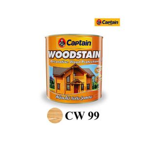 สีย้อมไม้กัปตัน ชนิดเงา CW 99 N สีใส (กป)