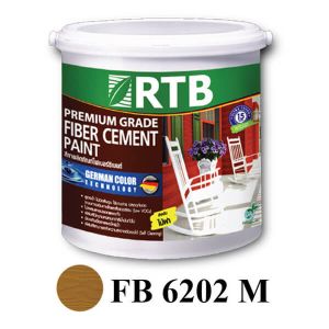 สีทาไม้ฝาโปร่งแสง ชนิดด้าน สีสัก FB 6202 M RTB