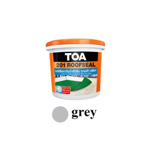 อะคริลิคทากันน้ำรั่วซึม ดาดฟ้า รูฟซิลTOA 201 สีเทา(กป.)