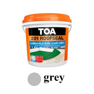 อะคริลิคทากันน้ำรั่วซึม ดาดฟ้า รูฟซิลTOA 201 สีเทา(กล.)
