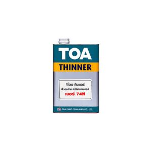 ทินเนอร์ สีแลคเกอร์อะครีลิค TOA เบอร์ 74N (กป.)