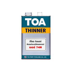 ทินเนอร์ สีแลคเกอร์อะครีลิค TOA เบอร์ 74N (กล)