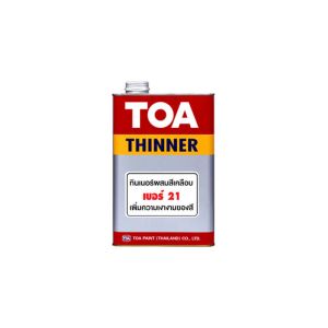 ทินเนอร์ สีเคลือบ TOA เบอร์ 21 (กป.)