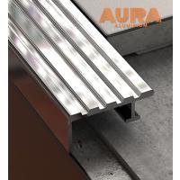 จมูกบันไดอลูมิเนียม AURA ST38-04-20 (สีเงินเงา)